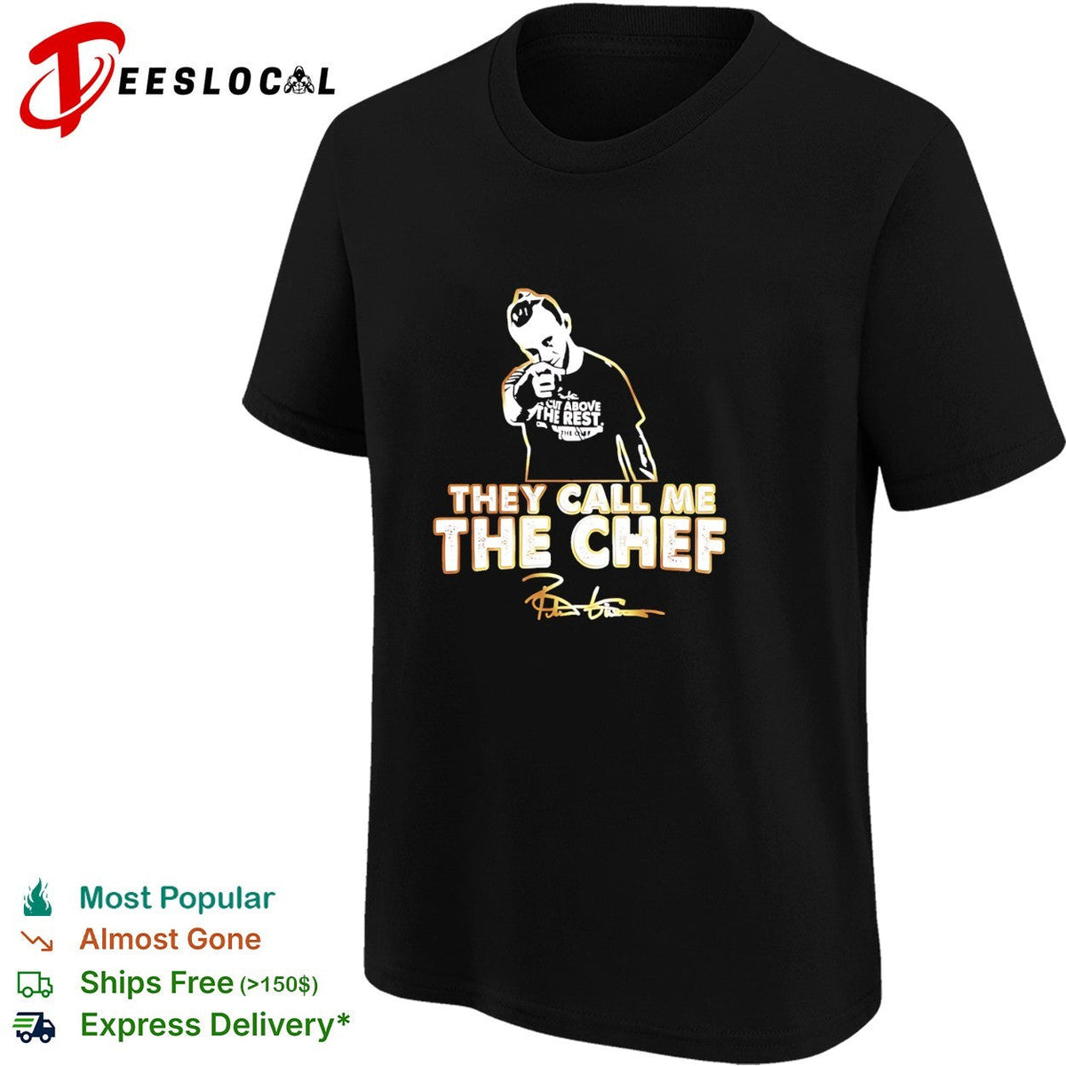 PG Pointing They Call Me The Chef Cooking Kitchen shirt Unisex