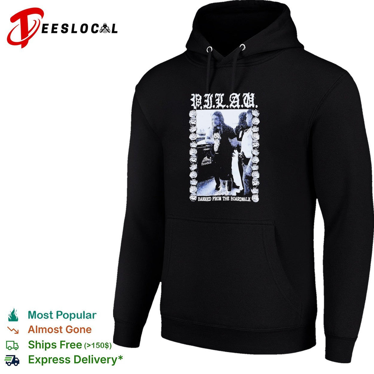 PILAU banned from the boardwalk shirt Unisex