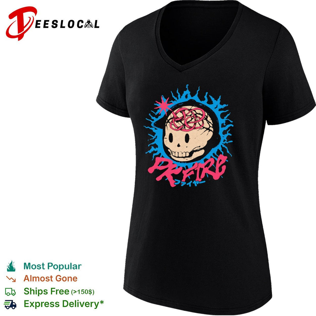 PK Fire skull shirt Unisex