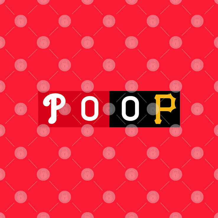 POOP Philadelphia Phillies Vs Pittsburgh Pirates T Shirt Unisex