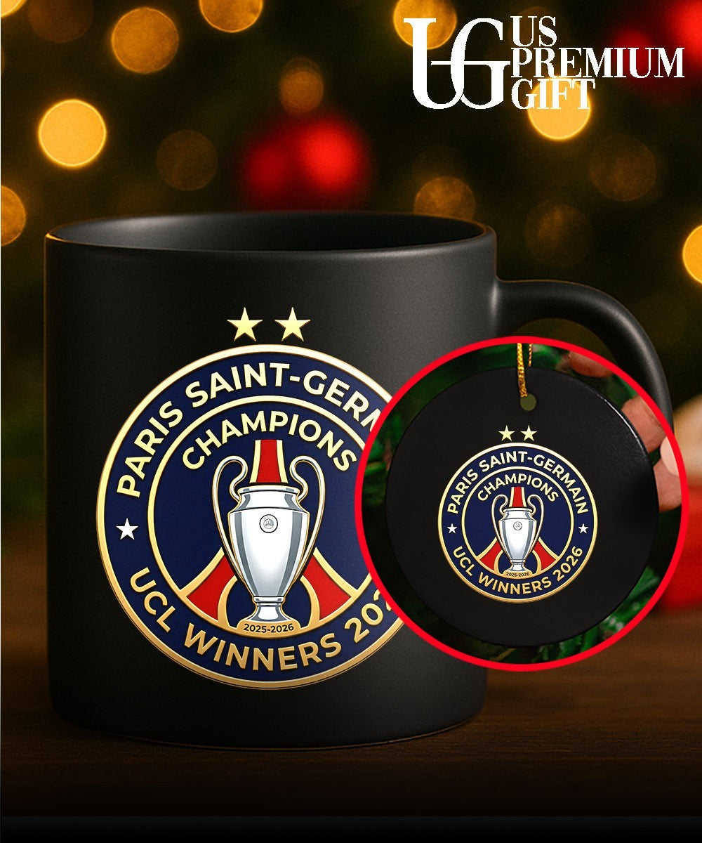 PSG Champions UCL Winners 2026 logo shirt Unisex