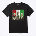 Pahlavi Dynasty Three Generations Reza Shah Mohammad Reza T Shirt Unisex