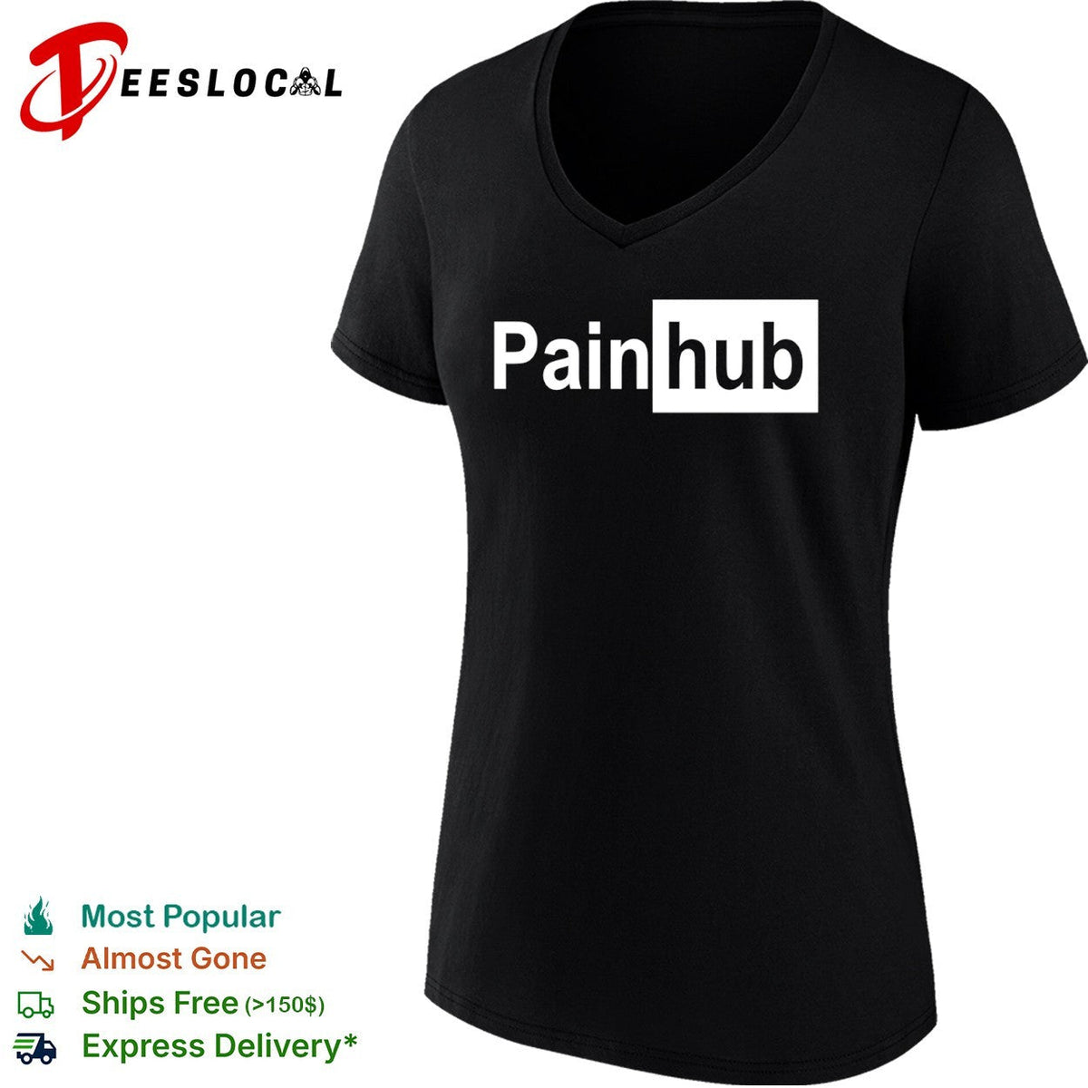 Painhub parody logo shirt Unisex