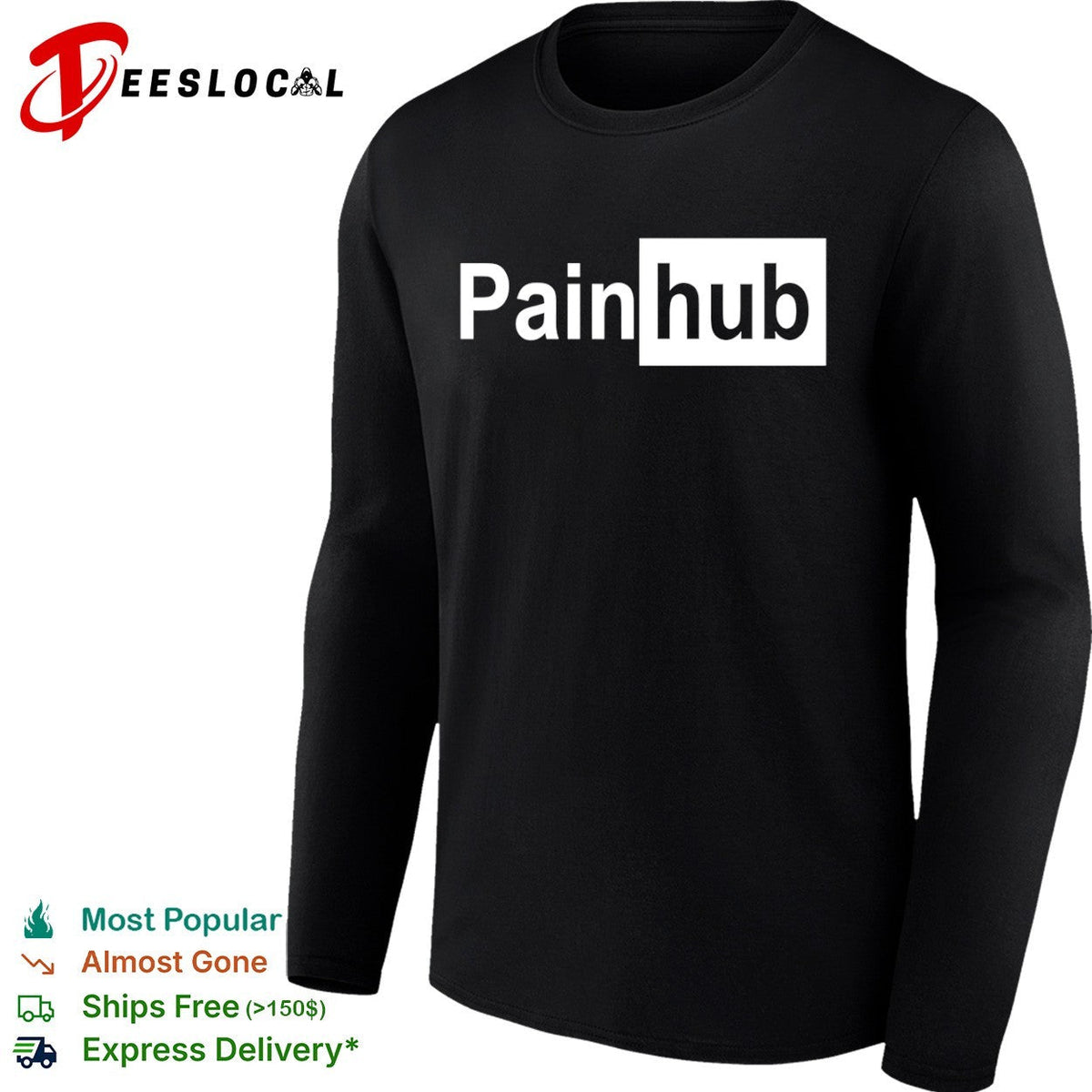 Painhub parody logo shirt Unisex