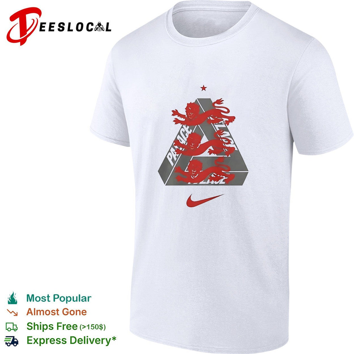Palace x England World Cup 2026 shirt Unisex