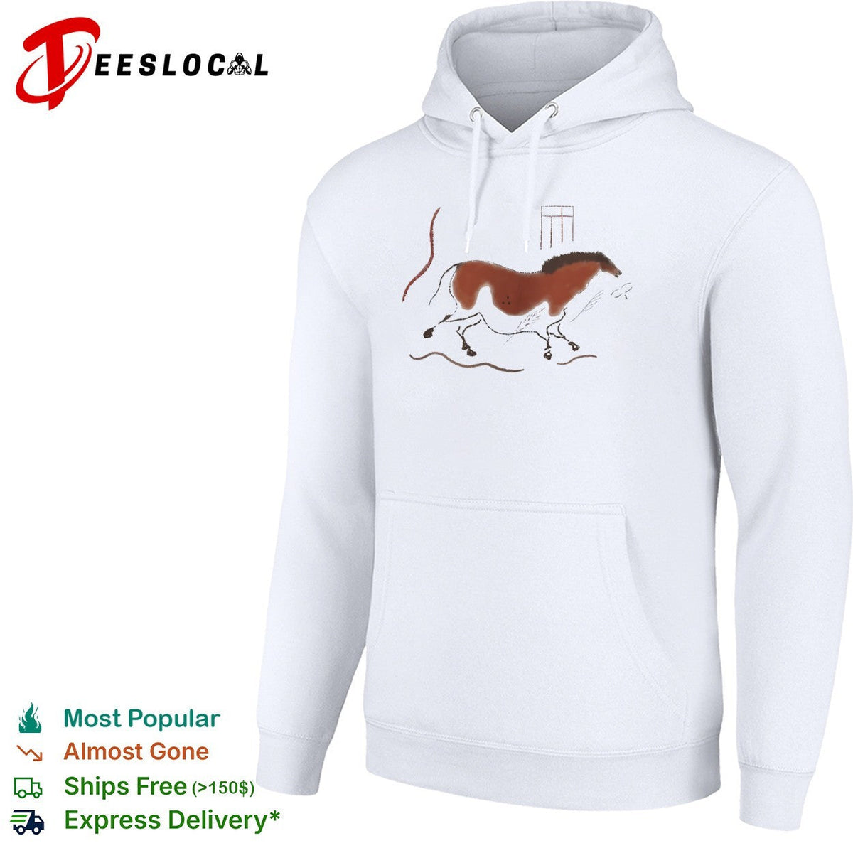 Paleolithic Cave Painting Horse shirt Unisex