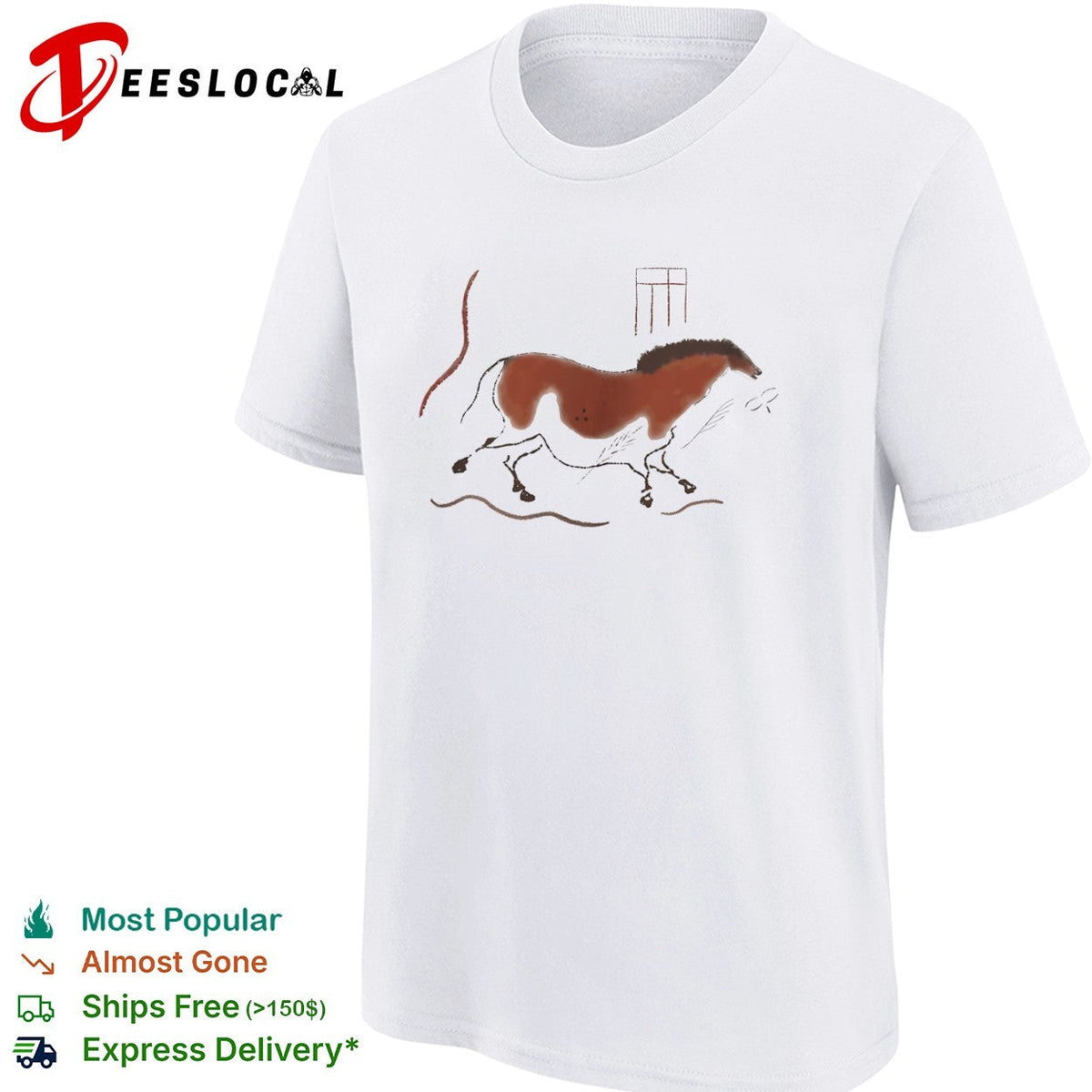 Paleolithic Cave Painting Horse shirt Unisex
