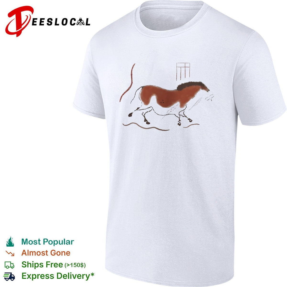 Paleolithic Cave Painting Horse shirt Unisex