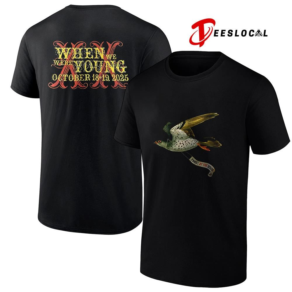 Panic At The Disco When We Were Young festival shirt Unisex