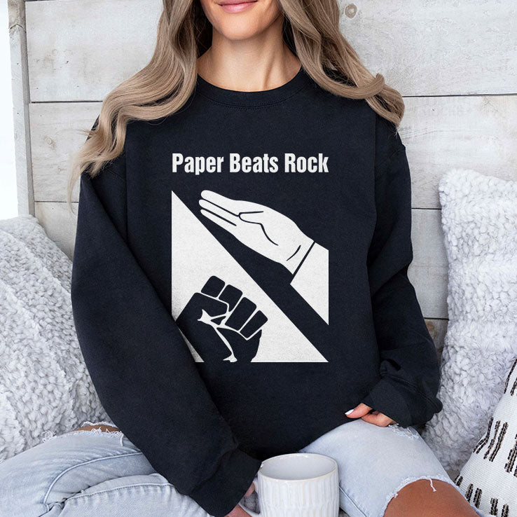 Paper Beats Rock T Shirt Unisex