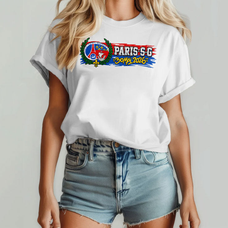 Paris Saint-Germain On The Roof Of Europe 2026 Shirt Unisex