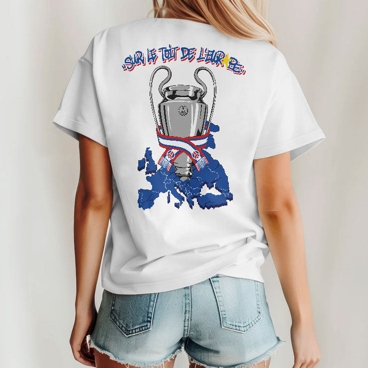 Paris Saint-Germain On The Roof Of Europe 2026 Shirt Unisex