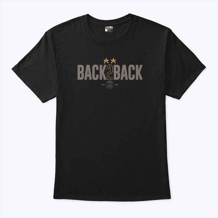 Paris Saint-Germain Back2Back UEFA Champions Shirt Unisex