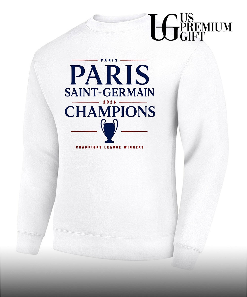 Paris Saint-Germain Champions League Winners 2026 shirt Unisex