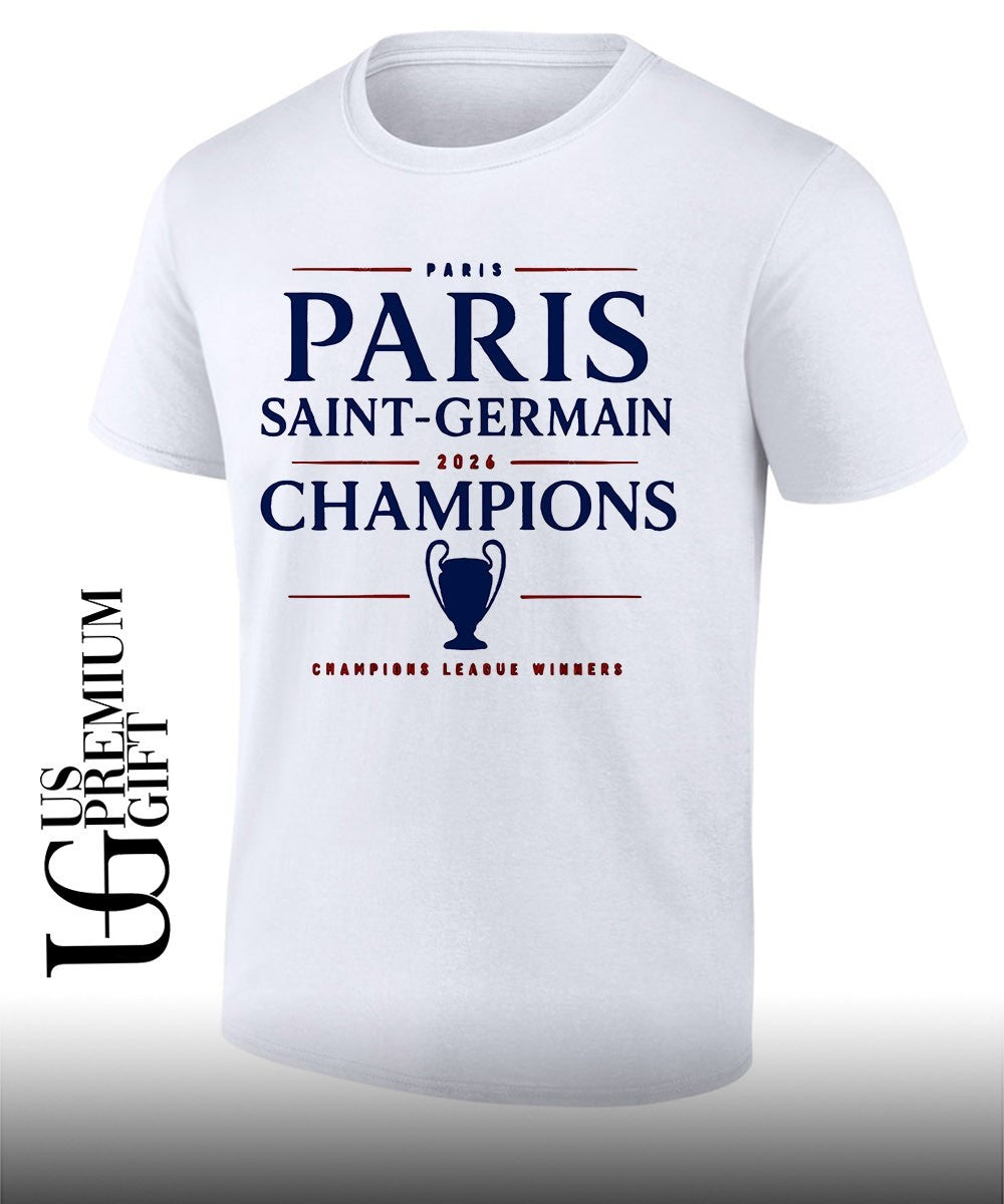 Paris Saint-Germain Champions League Winners 2026 shirt Unisex
