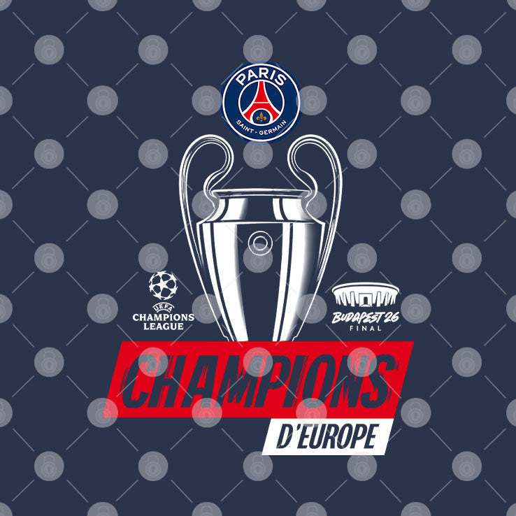 Paris Saint-Germain D’Europe UEFA Champions League Winner Shirt Unisex