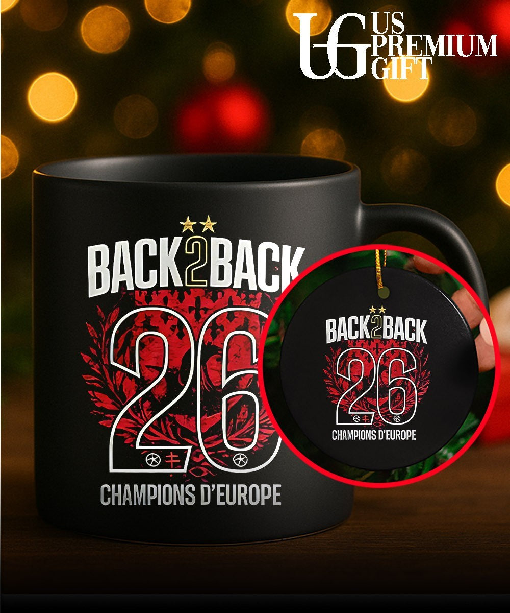 Paris Saint-Germain European Champions 2026 Back 2 Back shirt Unisex