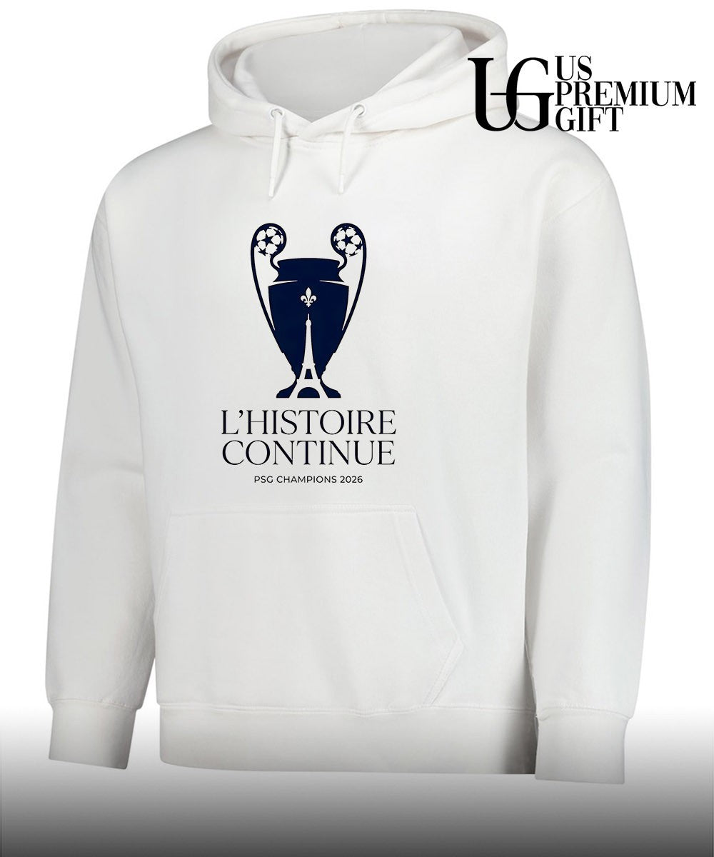 Paris Saint-Germain L’Histoire Continue Champions League UCL 2026 shirt Unisex