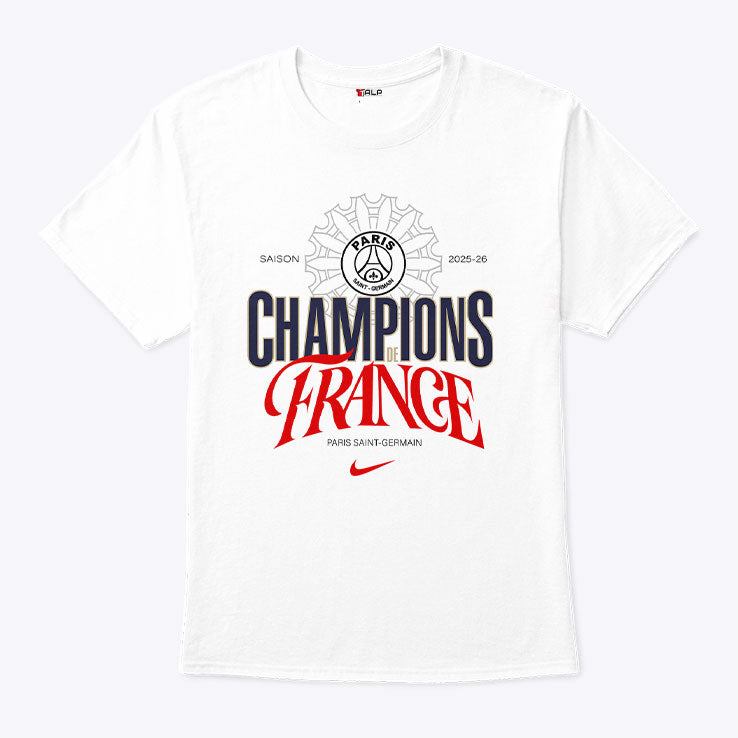 Paris Saint Germain Ligue 1 Winners Champions De France 2026 T Shirt Unisex