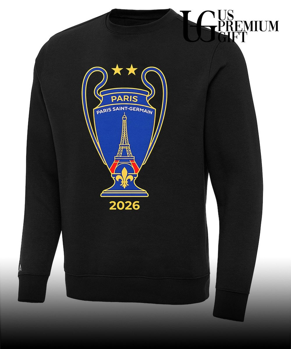 Paris Saint-Germain UEFA Champions League 2026 trophy shirt Unisex