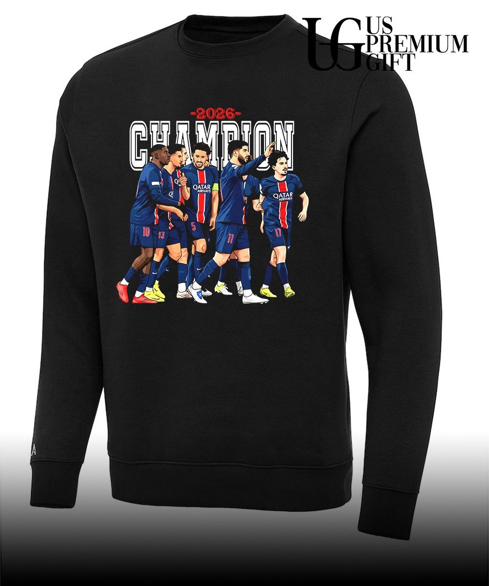 Paris Saint-Germain players Champions League Winners 2026 shirt Unisex