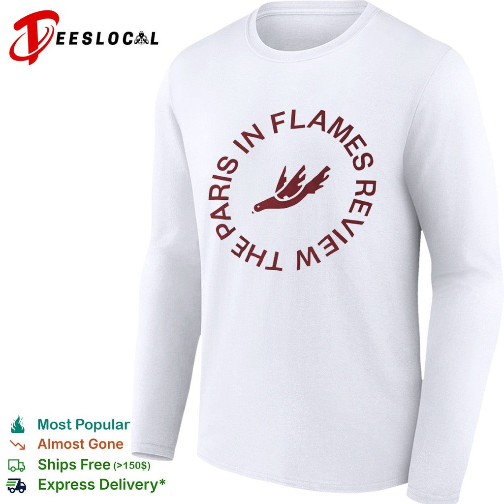 Paris in Flames The Paris Review shirt Unisex