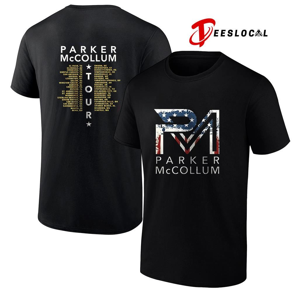 Parker McCollum 2026 Celebration What Kinda Man tour cities logo shirt Unisex