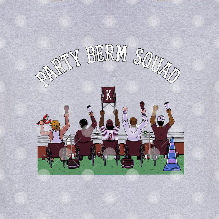 Party Berm Squad Mississippi State Bulldogs Baseball Shirt Unisex