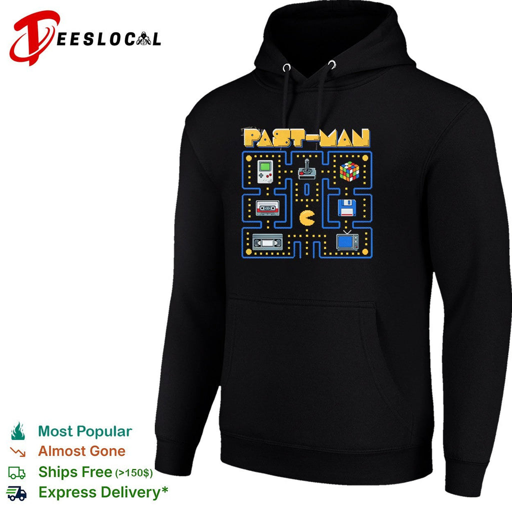 Past Man retro maze shirt Unisex