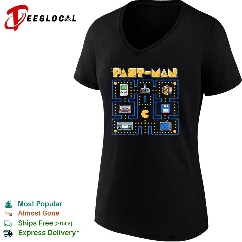Past Man retro maze shirt Unisex