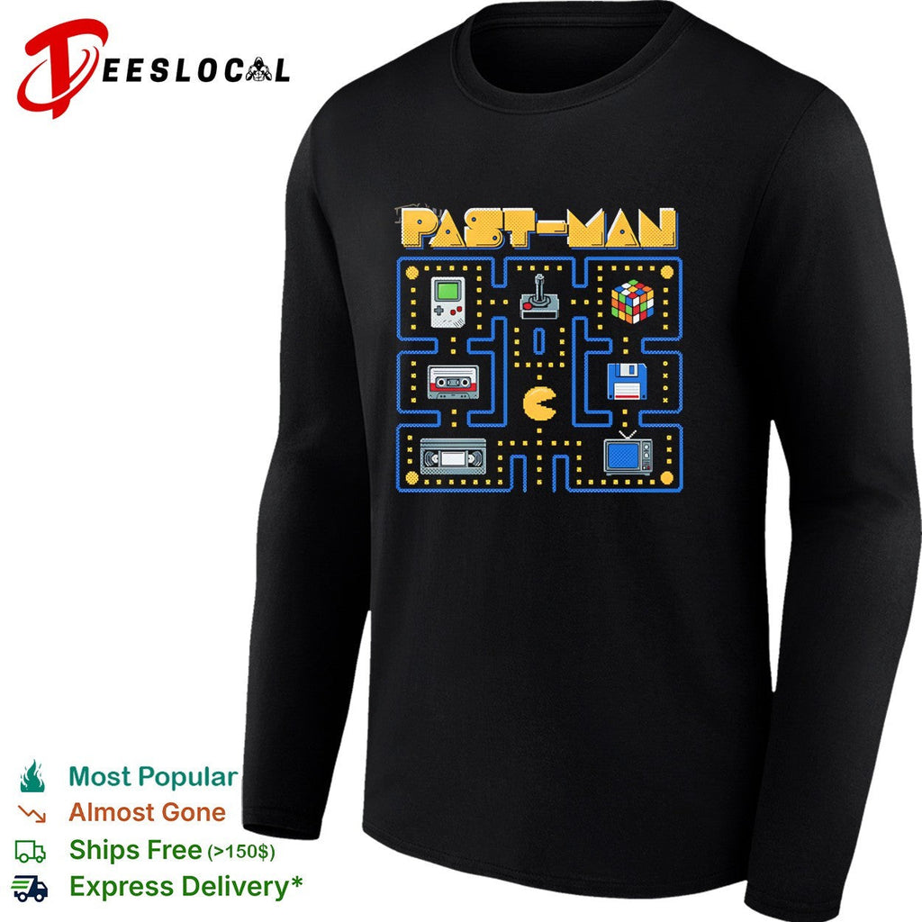 Past Man retro maze shirt Unisex