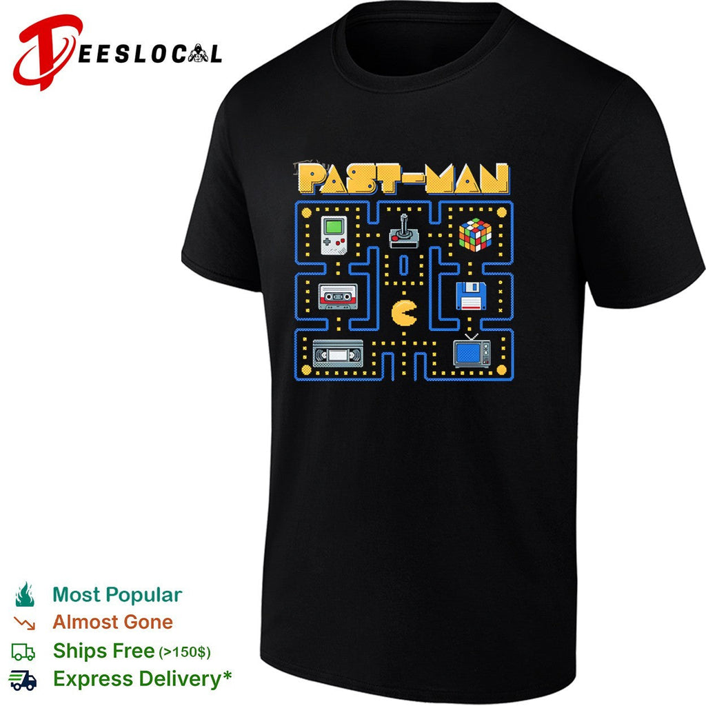 Past Man retro maze shirt Unisex