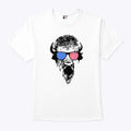 Patriotic Buffalo USA Flag American Red White Blue Sunglasses T Shirt Unisex