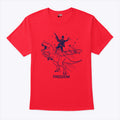 Patriotic Lincoln Riding Dinosaur USA Freedom T Shirt Unisex