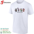 Patriotic pals 250th cartoon ducks colonial costume stamp frame illustration shirt Unisex