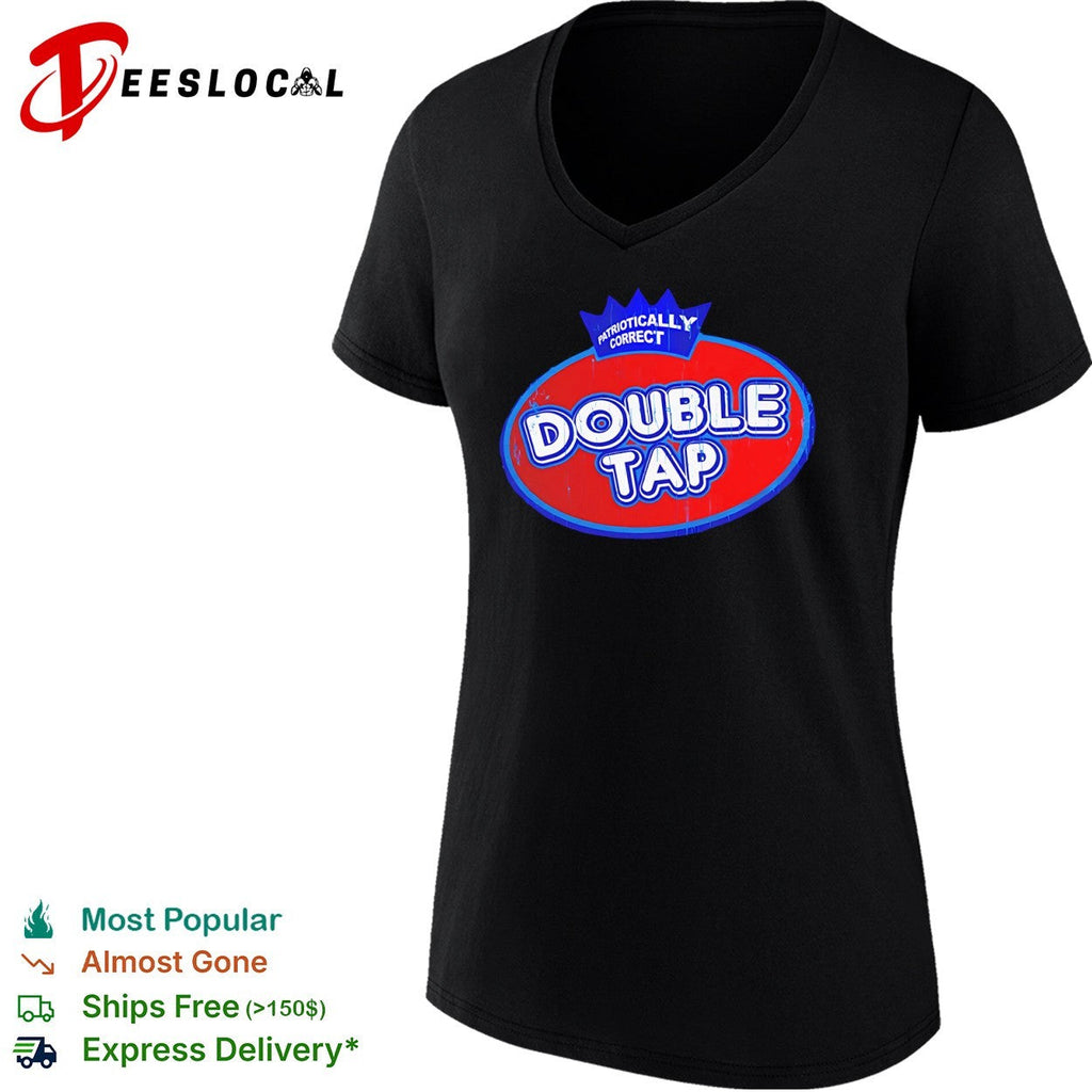 Patriotically Correct Double Tap logo Shirt Unisex