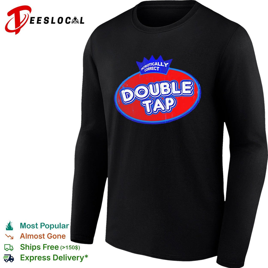 Patriotically Correct Double Tap logo Shirt Unisex