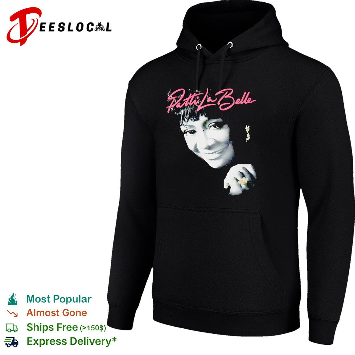 Patti LaBelle Black and White Portrait Shirt Unisex