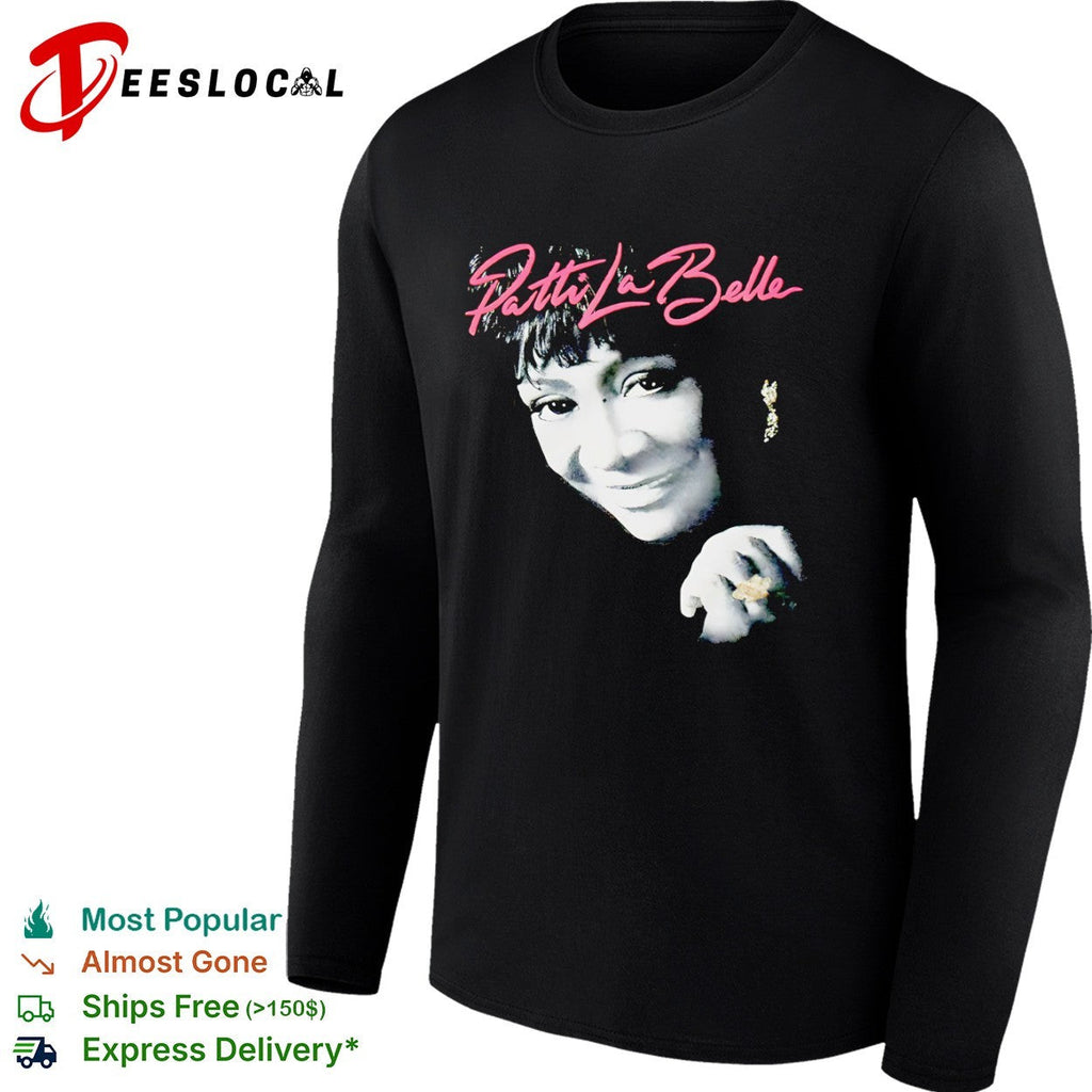 Patti LaBelle Black and White Portrait Shirt Unisex