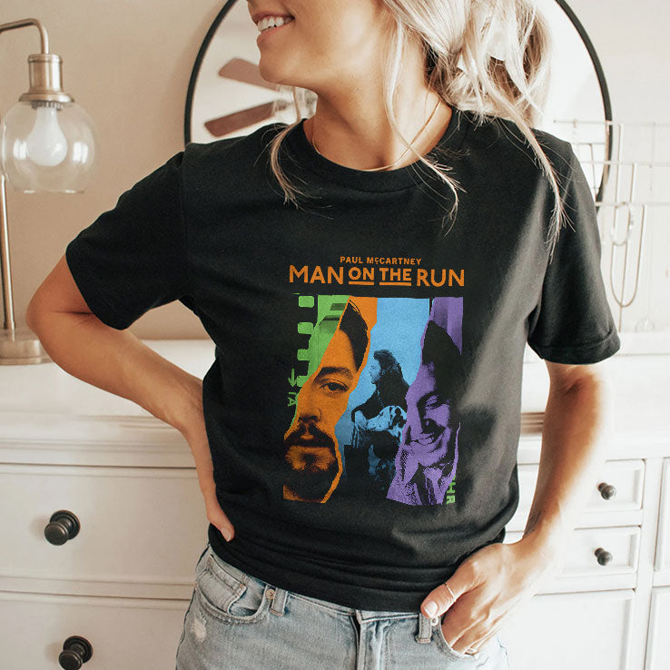 Paul McCartney Man On The Run T Shirt Unisex
