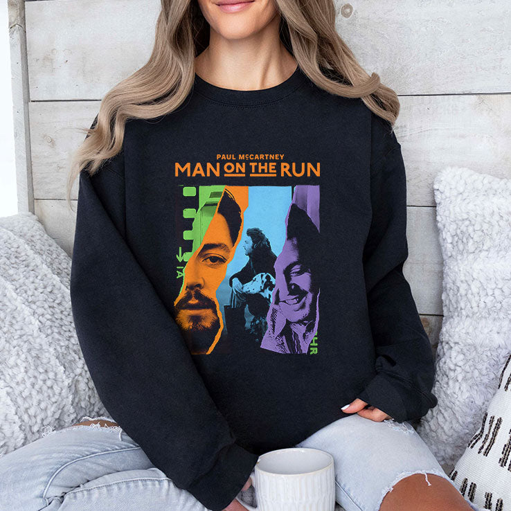 Paul McCartney Man On The Run T Shirt Unisex