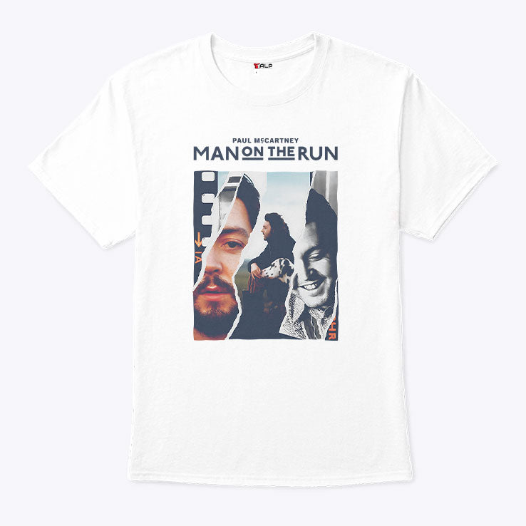Paul McCartney Man On The Run Tee Shirt Unisex