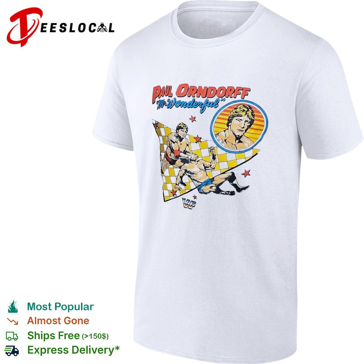 Paul Orndorff WWF Mr Wonderful wrestlers fighting shirt Unisex
