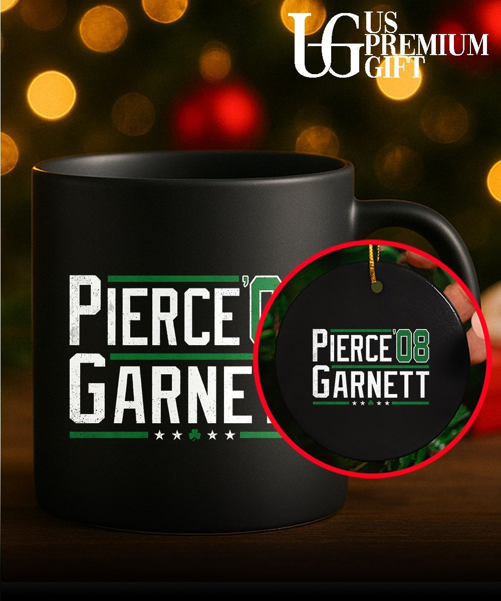 Paul Pierce and Kevin Garnett Boston Celtics NBA Championship Pierce 08 Garnett shirt Unisex