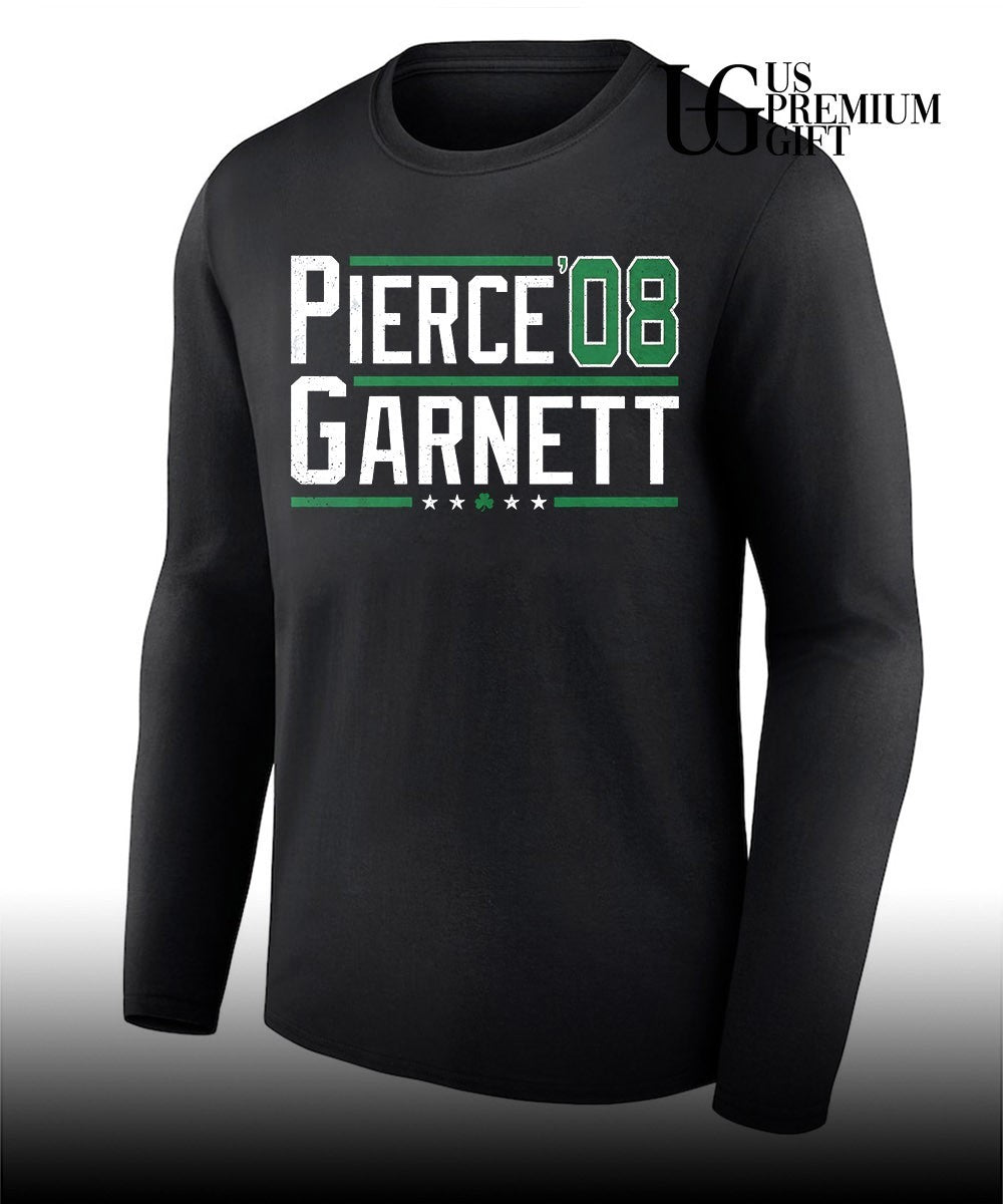 Paul Pierce and Kevin Garnett Boston Celtics NBA Championship Pierce 08 Garnett shirt Unisex