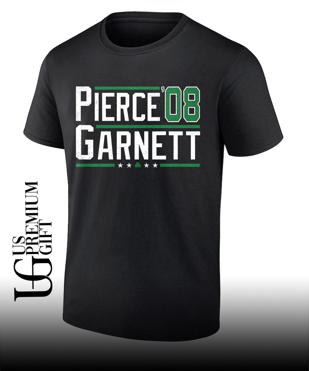 Paul Pierce and Kevin Garnett Boston Celtics NBA Championship Pierce 08 Garnett shirt Unisex