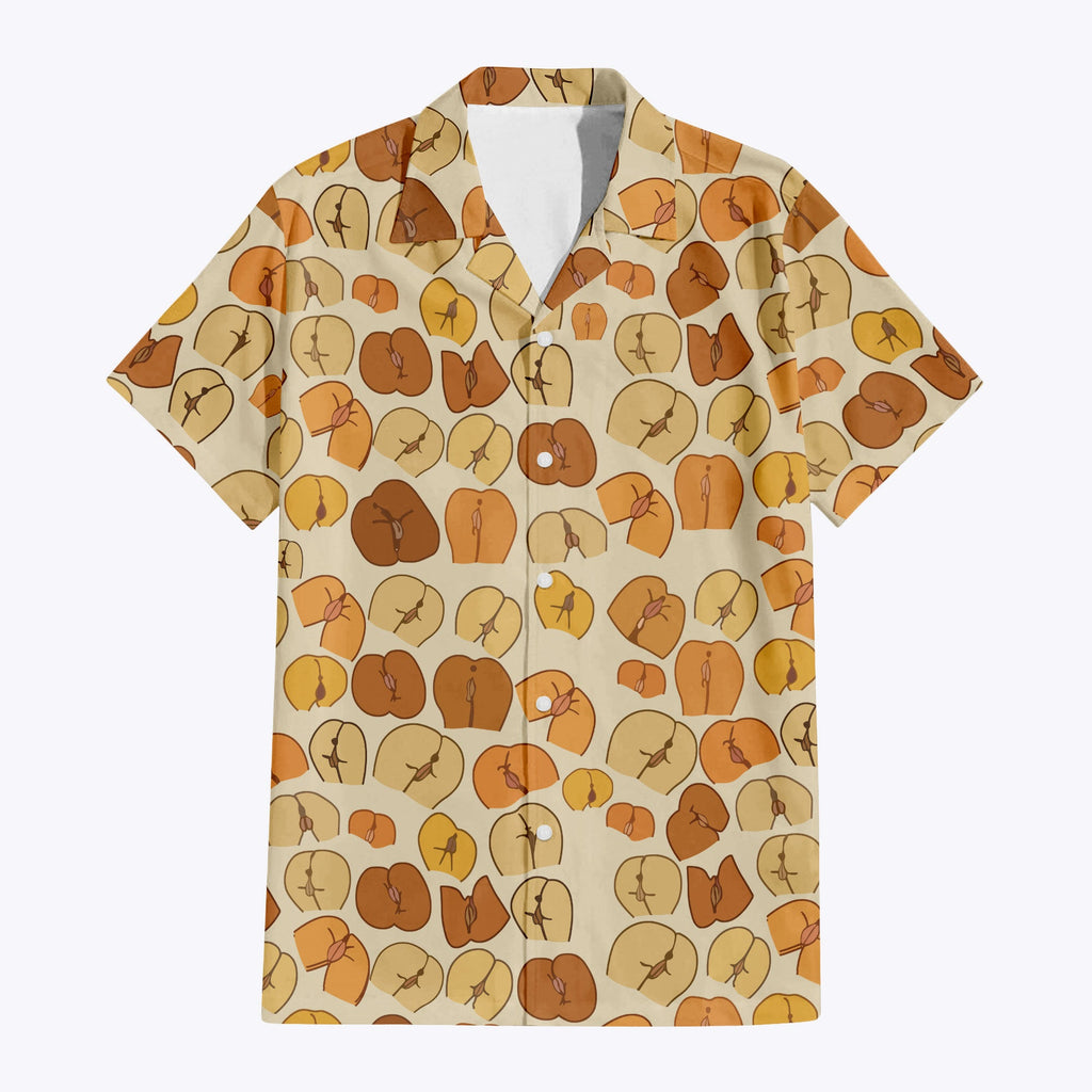 Peaches Butt Hawaiian Shirt Unisex