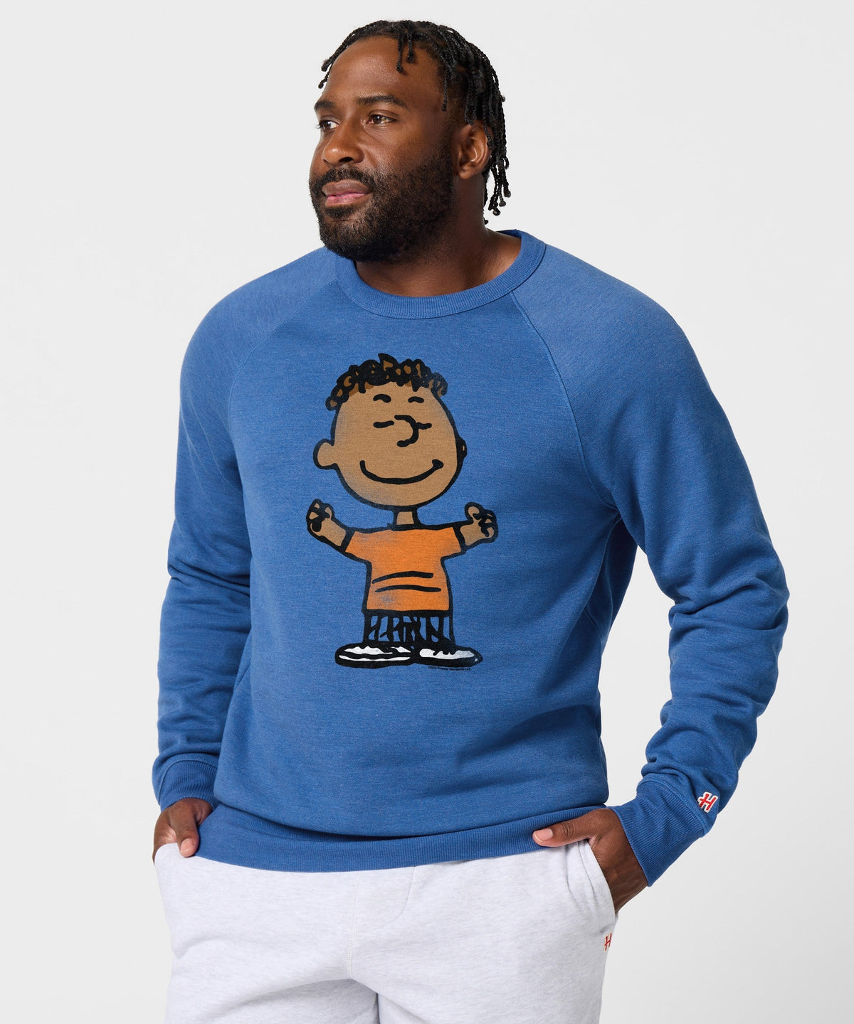 Peanuts Franklin Character Crewneck Unisex