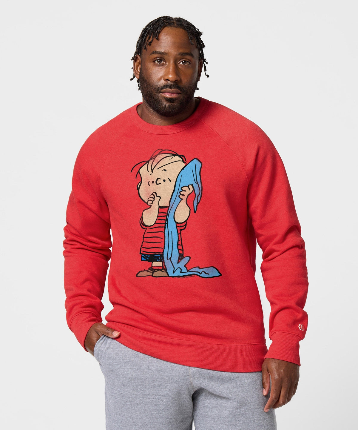 Peanuts Linus Character Crewneck Unisex