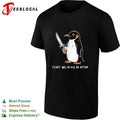 Penguin Flight Was Never An Option Knife Funny Meme Parody Animal Graphic shirt Unisex